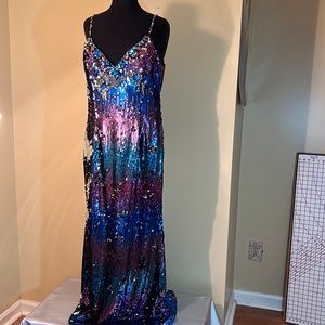 JK Sequin Gown